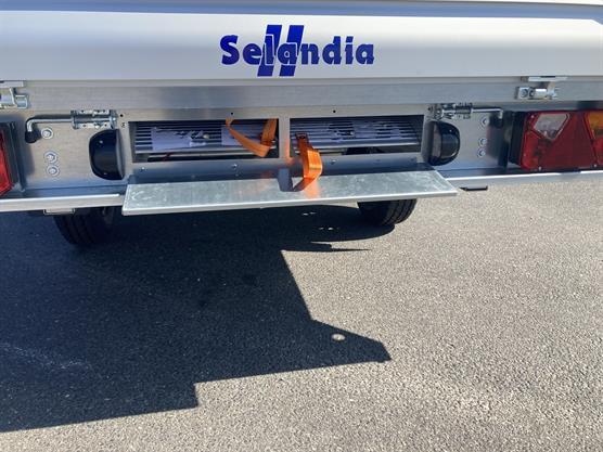 Aluminiumsramper med indbygningskassetter til VZ Light ladtrailere